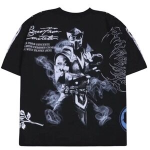 Civil Regime Mortal Kombat Sub-Zero Tee Shirt Mens L Black Short Sleeve Graphic